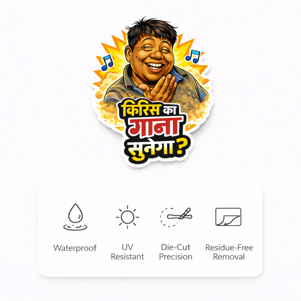 Kiris Ka Gaana Sunega - Limited Drop Sticker