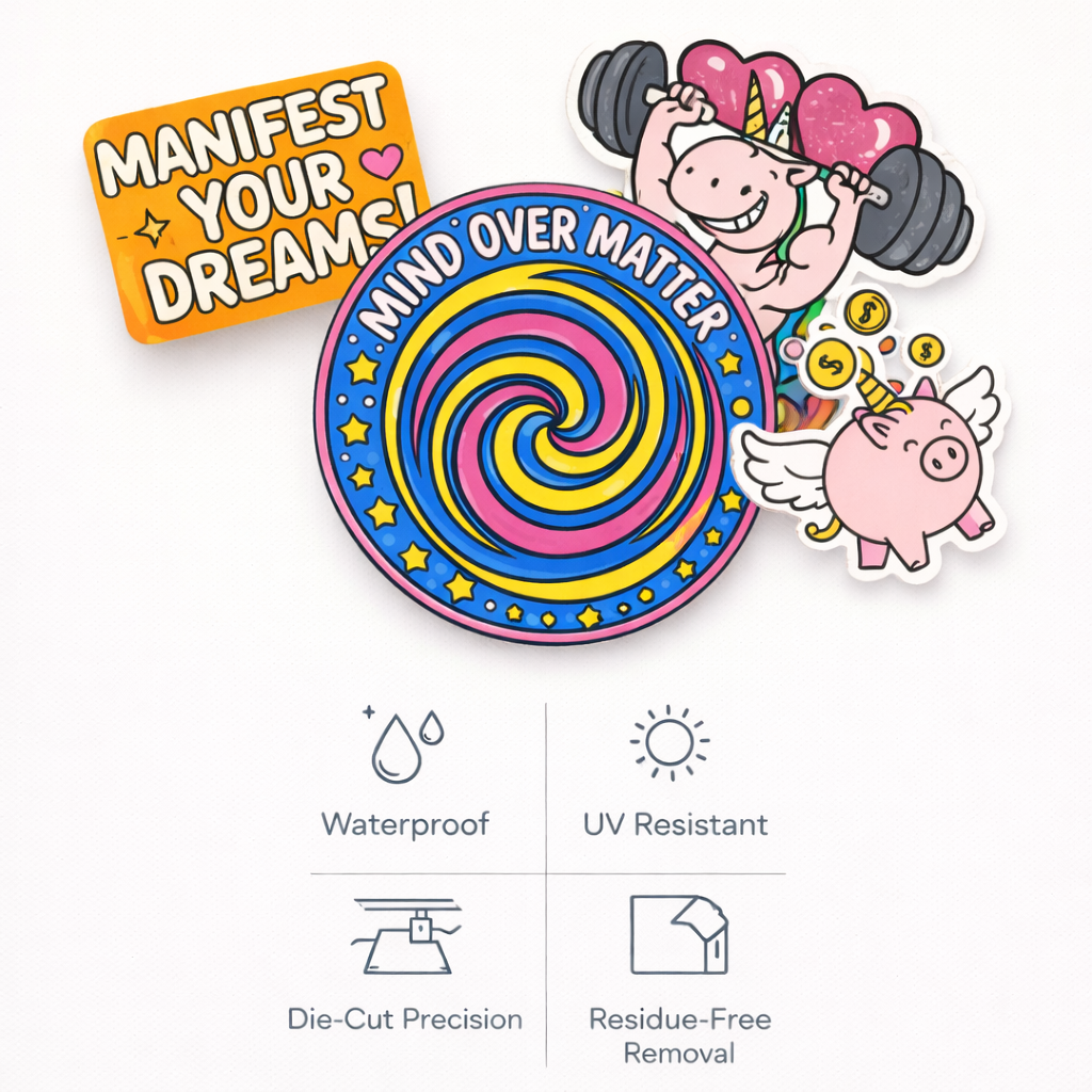 Manifestation Mastery - Premium Motivational Sticker Set