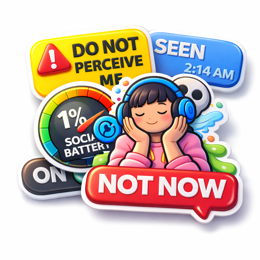 Online Mood - Laptop Sticker Pack