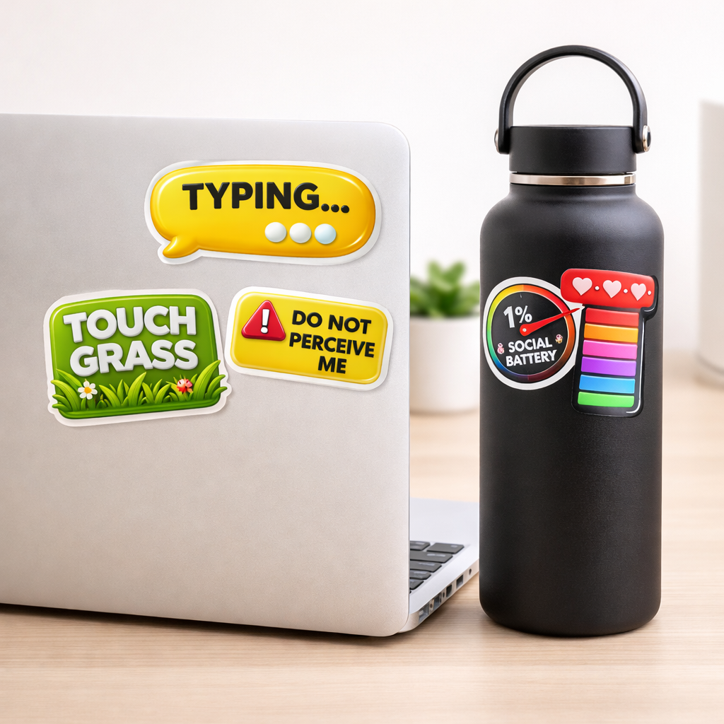 Online Mood - Laptop Sticker Pack