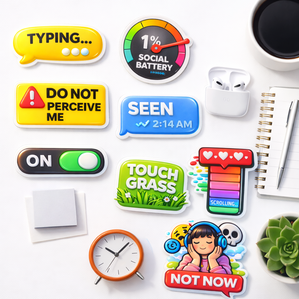 Online Mood - Laptop Sticker Pack