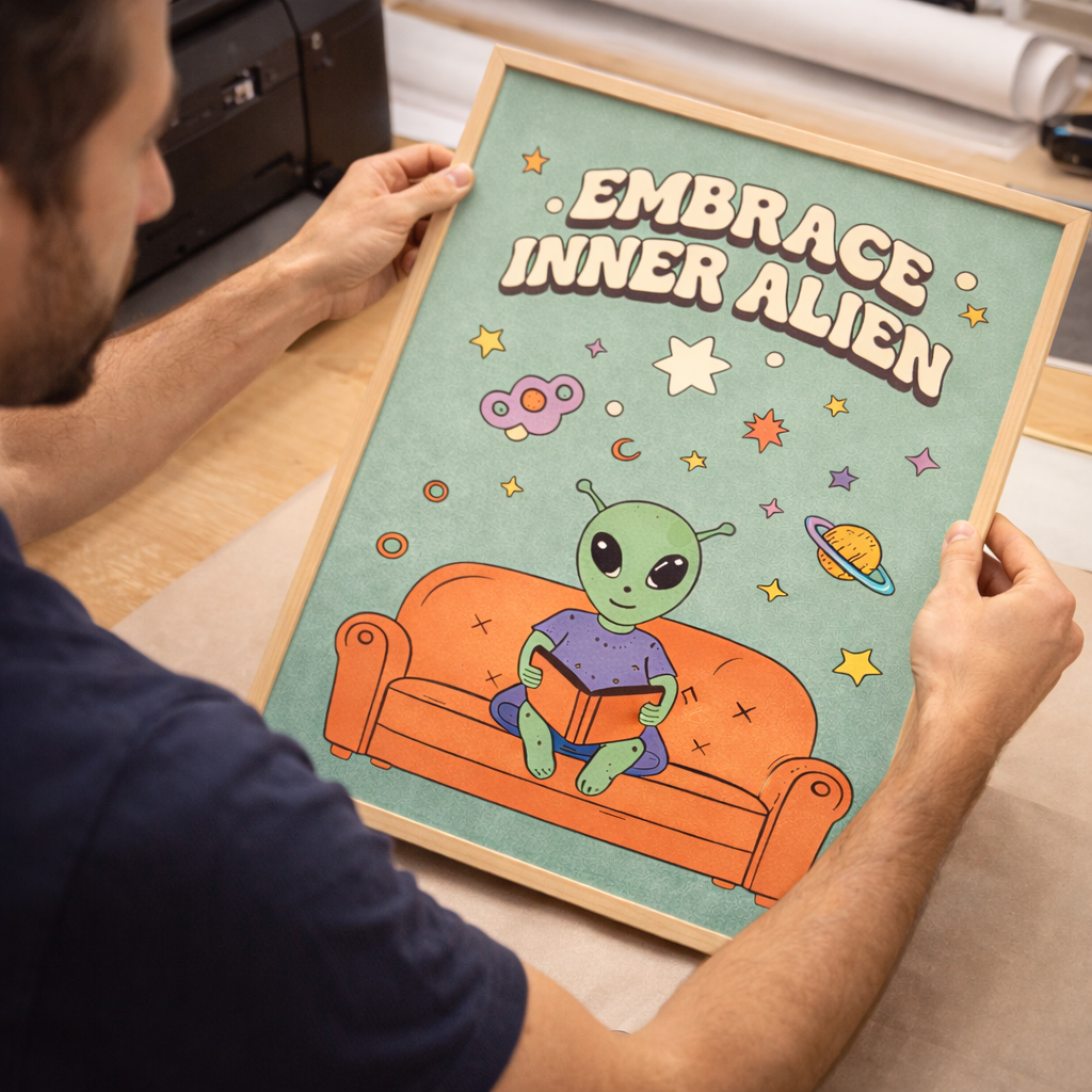 Embrace Inner Alien – Printable Wall Art