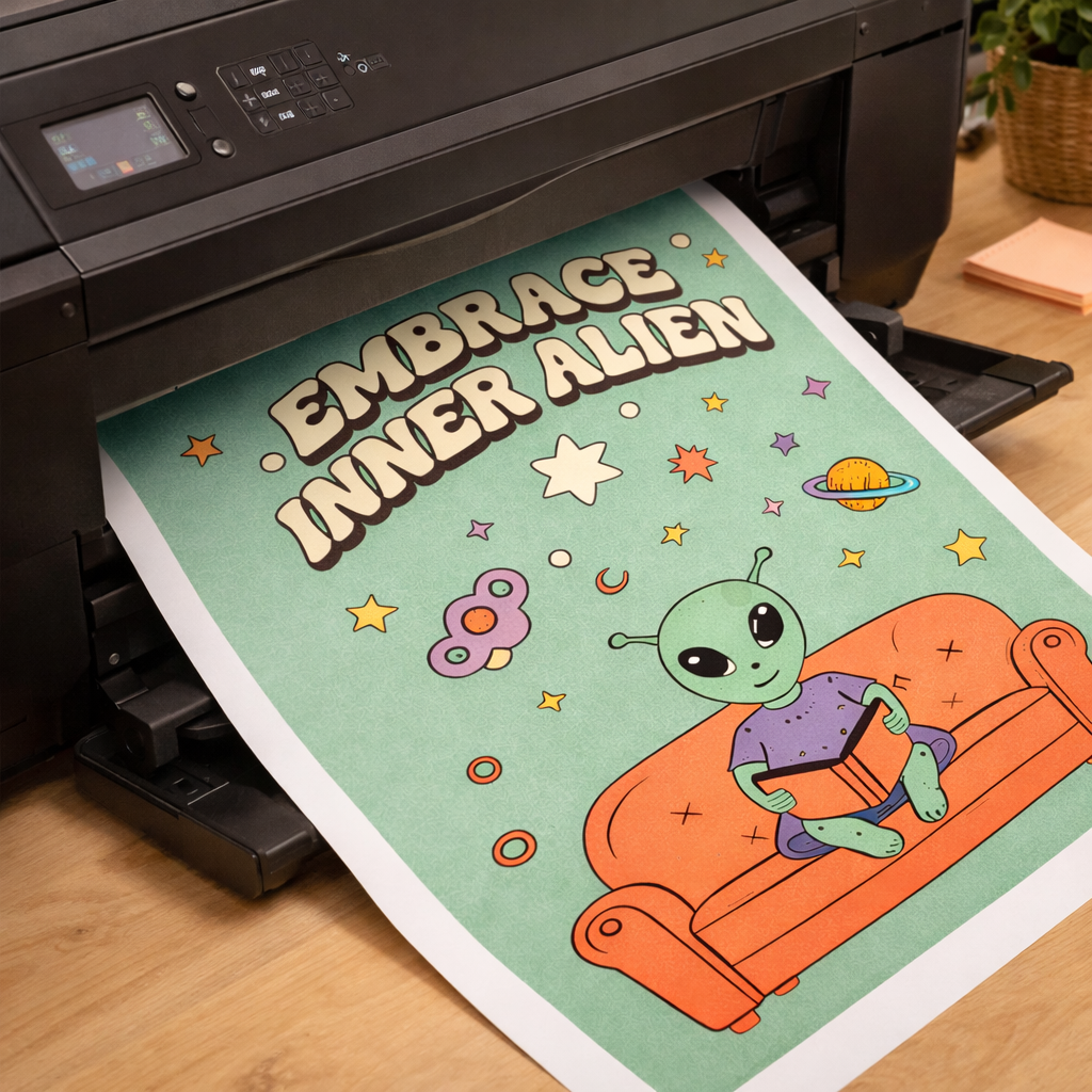 Embrace Inner Alien – Printable Wall Art