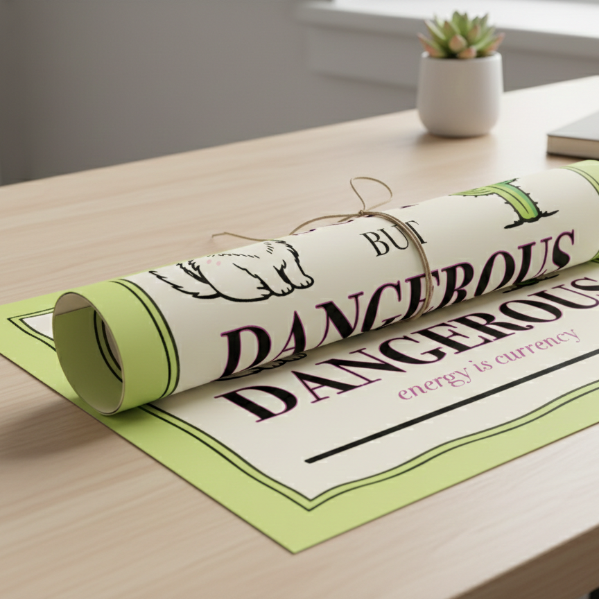 Soft But Dangerous - Instant Digital Download (Portrait and Landscape)