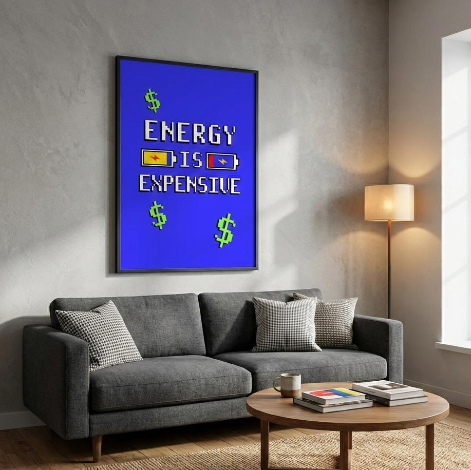 Retro Pixel Typography Print, Motivational Gamer Room Decor (Digital Download)