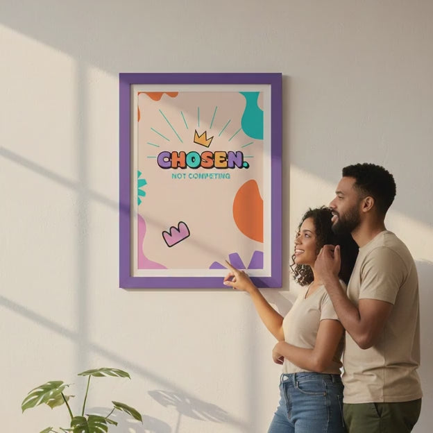 Chosen. Not Competing - Printable Wall Art