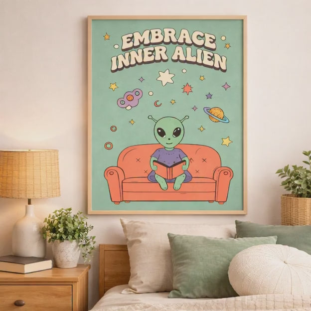 Embrace Inner Alien – Printable Wall Art